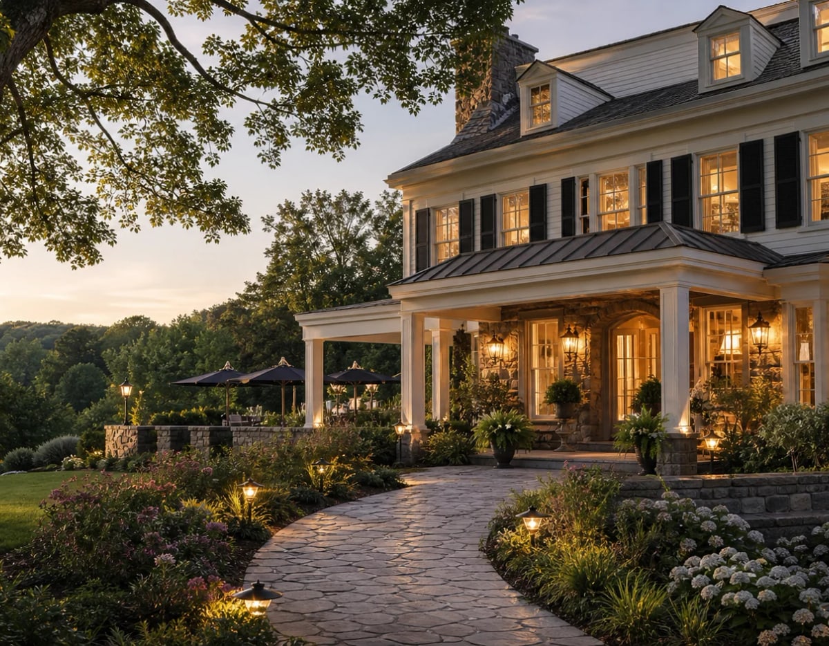 A wedding celebration at Cedar Hollow estate