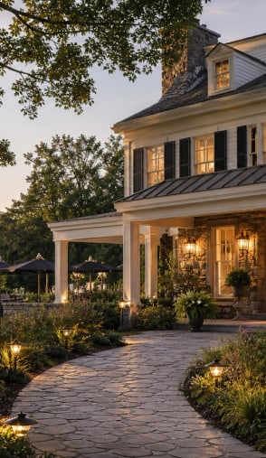Garden wedding celebration at Cedar Hollow