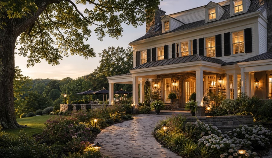 Cedar Hollow gardens in bloom