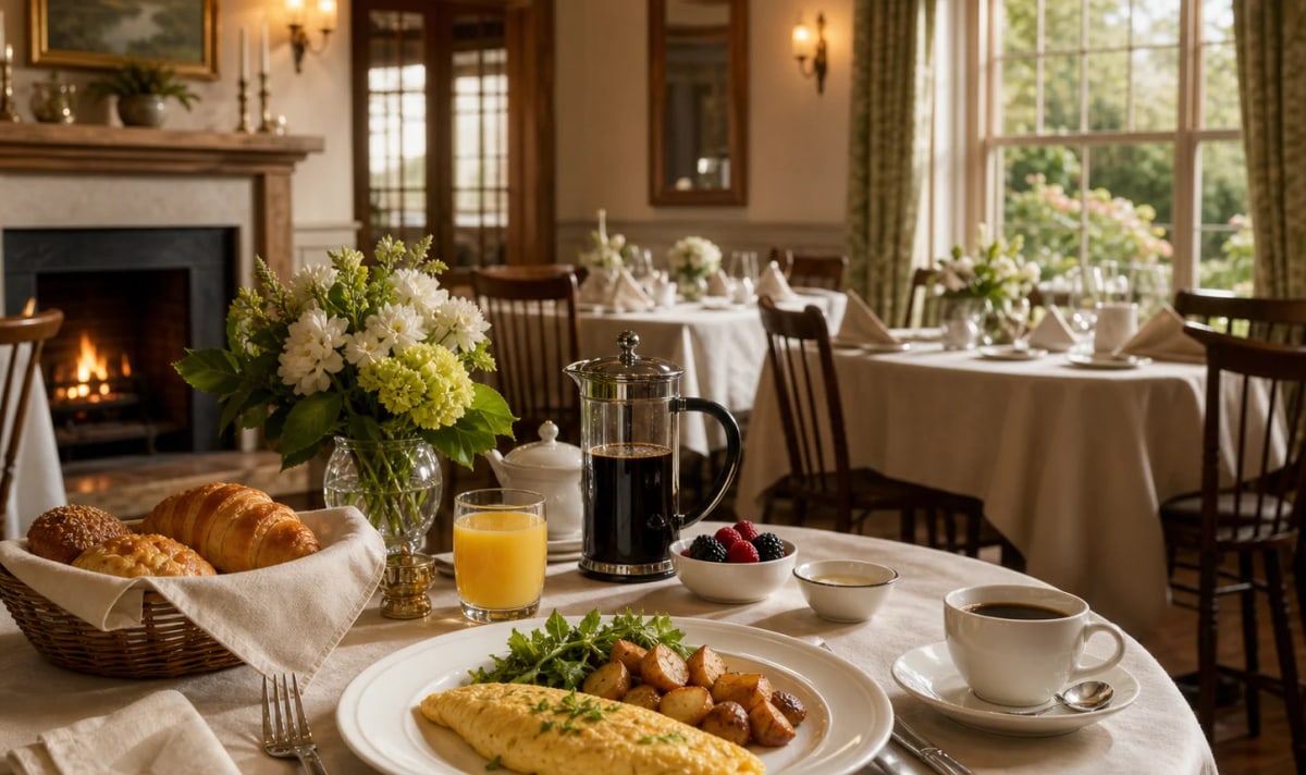 Dining at the Cedar Hollow Inn
